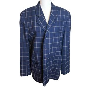 Talbots Navy Wool Blazer